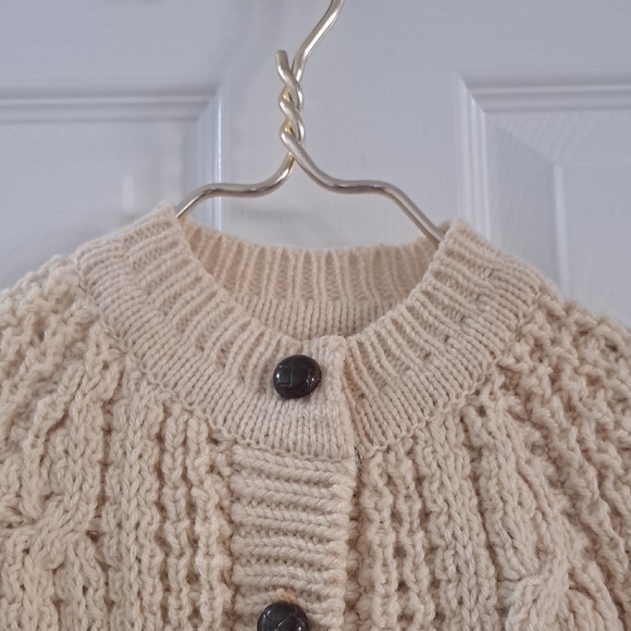 Cozy Cream Cable Knit Cardigan - Picture 2 of 8